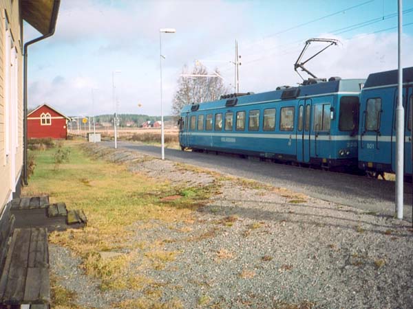 Frösunda station vid Roslagsbanan